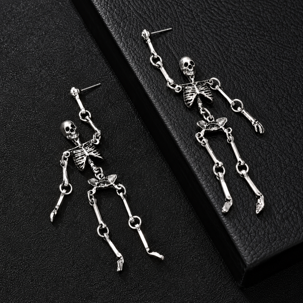 The Last Hunt Swing Skeleton Drop Earrings