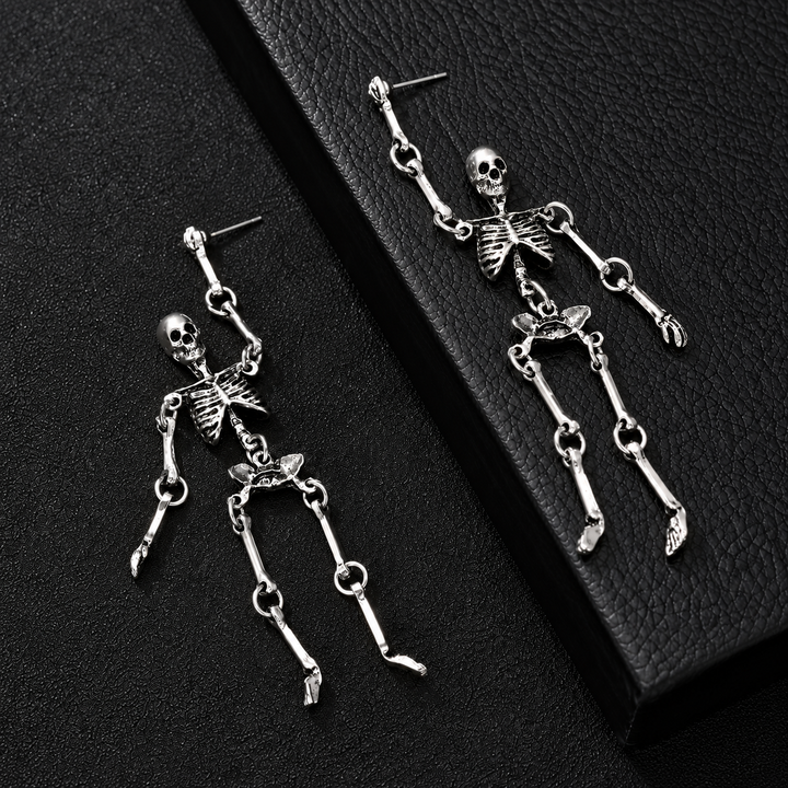 The Last Hunt Swing Skeleton Drop Earrings