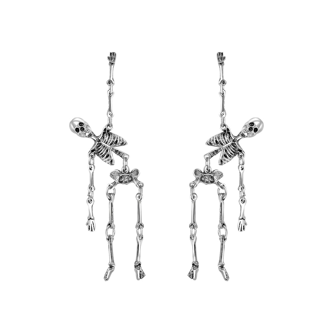 The Last Hunt Swing Skeleton Drop Earrings
