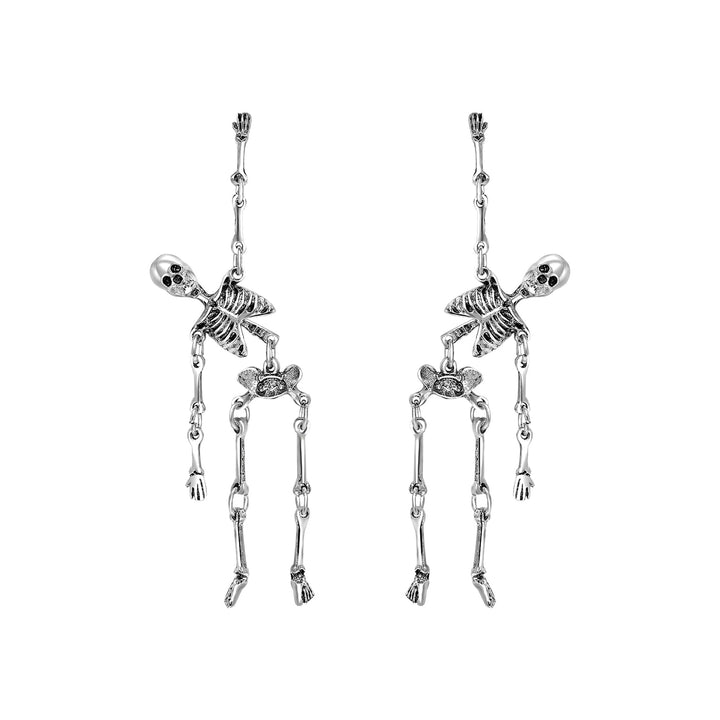 The Last Hunt Swing Skeleton Drop Earrings