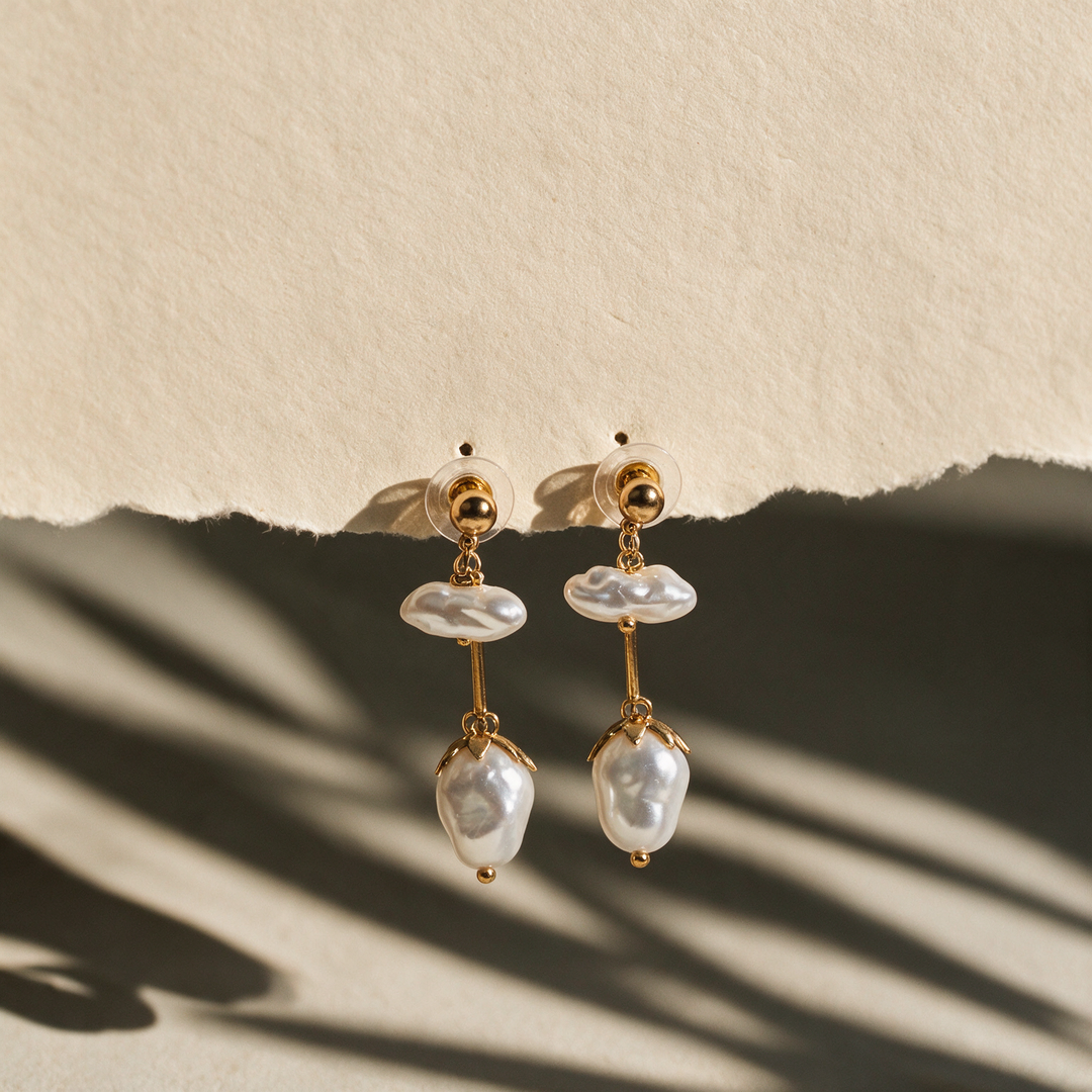 Pearl Mayhem Drop Earrings