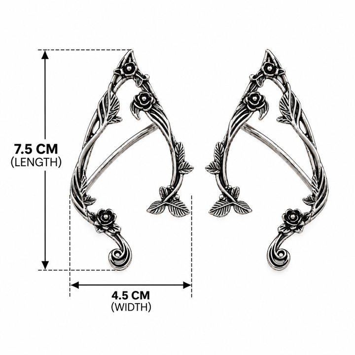 Thorned Rosevine Ear Cuff