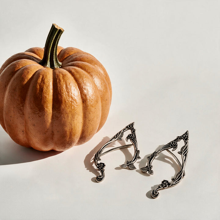 Thorned Rosevine Ear Cuff
