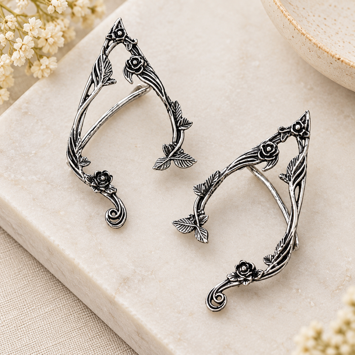 Thorned Rosevine Ear Cuff