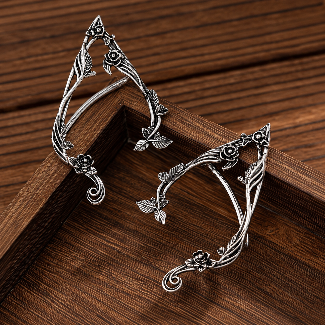 Thorned Rosevine Ear Cuff