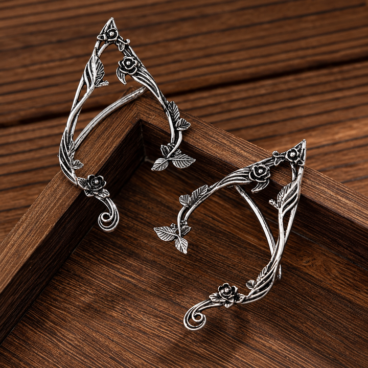 Thorned Rosevine Ear Cuff
