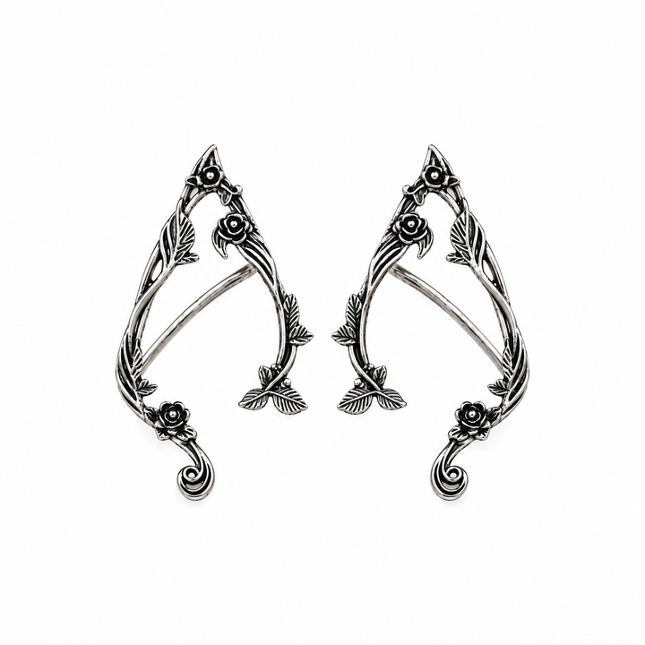 Thorned Rosevine Ear Cuff