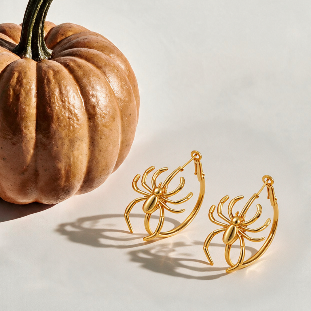 Widow Web Spider Earrings