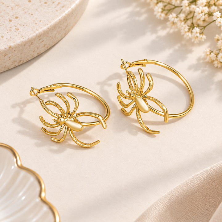 Widow Web Spider Earrings