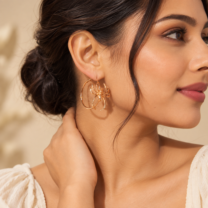 Widow Web Spider Earrings