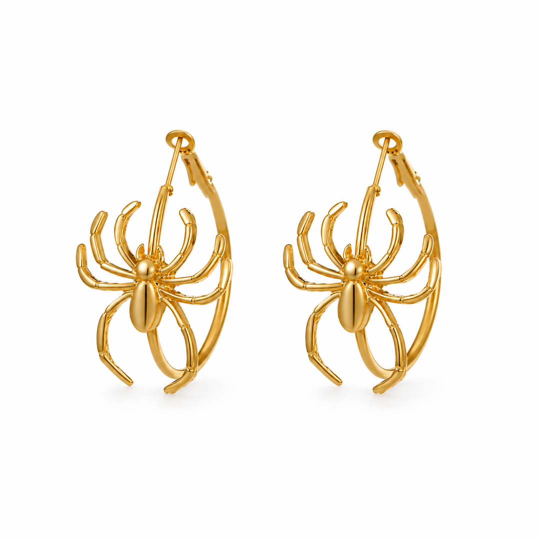 Widow Web Spider Earrings