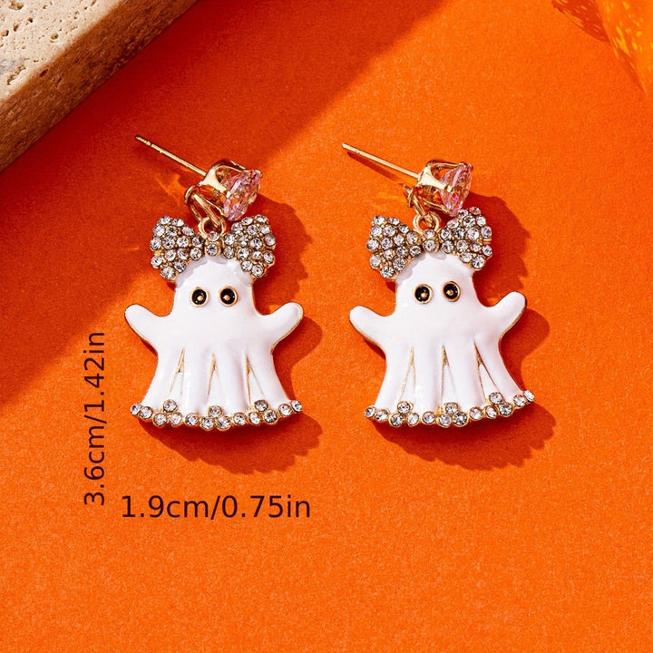 Boo Bow Cute Ghost Earrings
