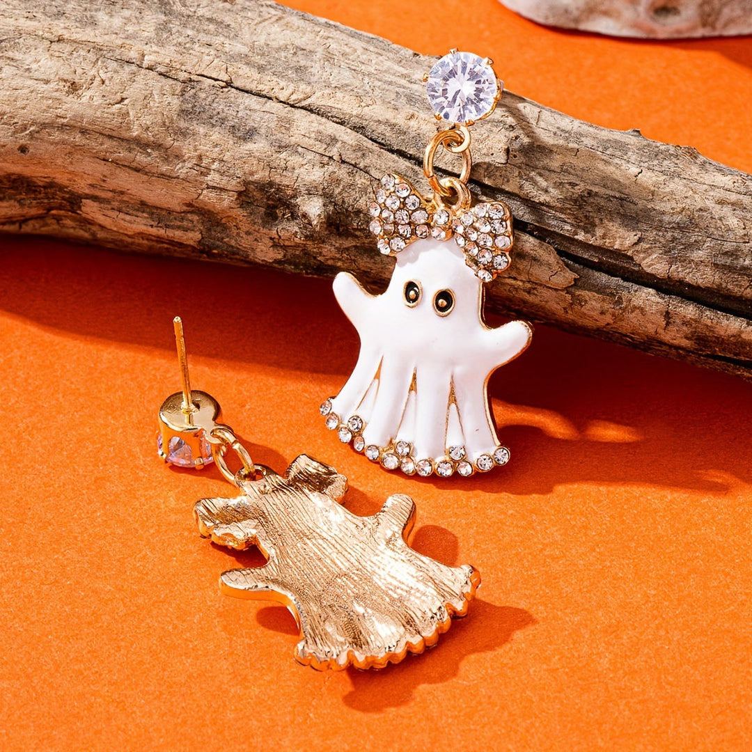 Boo Bow Cute Ghost Earrings