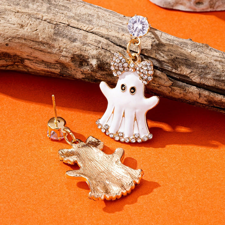 Boo Bow Cute Ghost Earrings