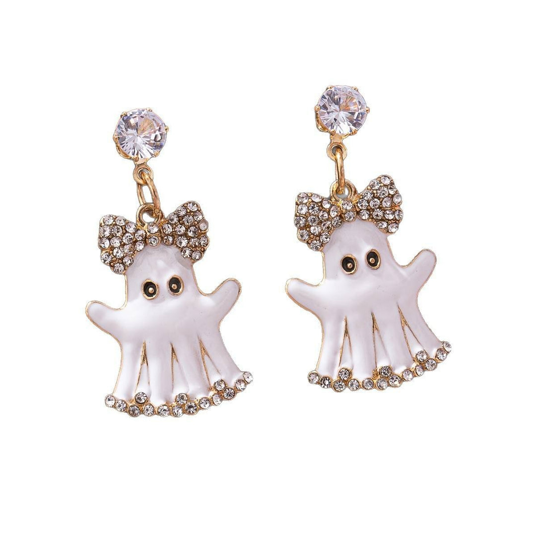 Boo Bow Cute Ghost Earrings