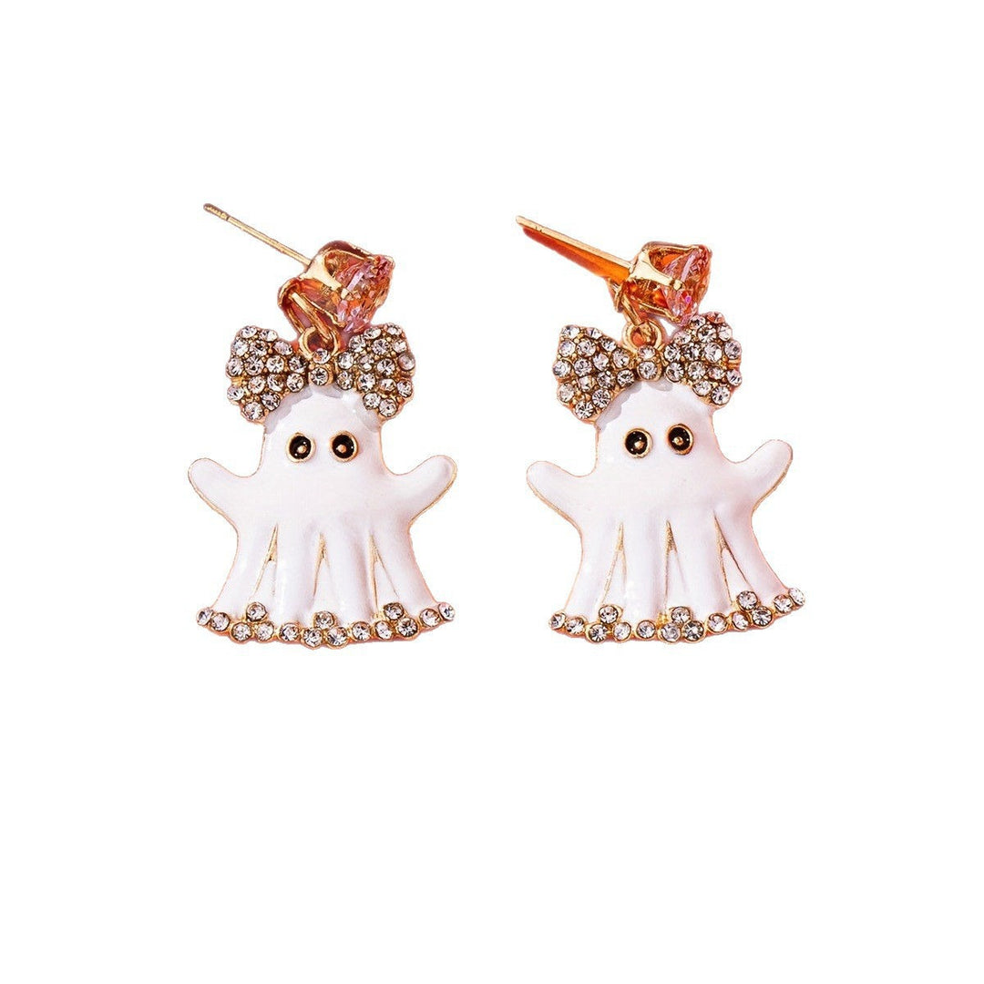Boo Bow Cute Ghost Earrings
