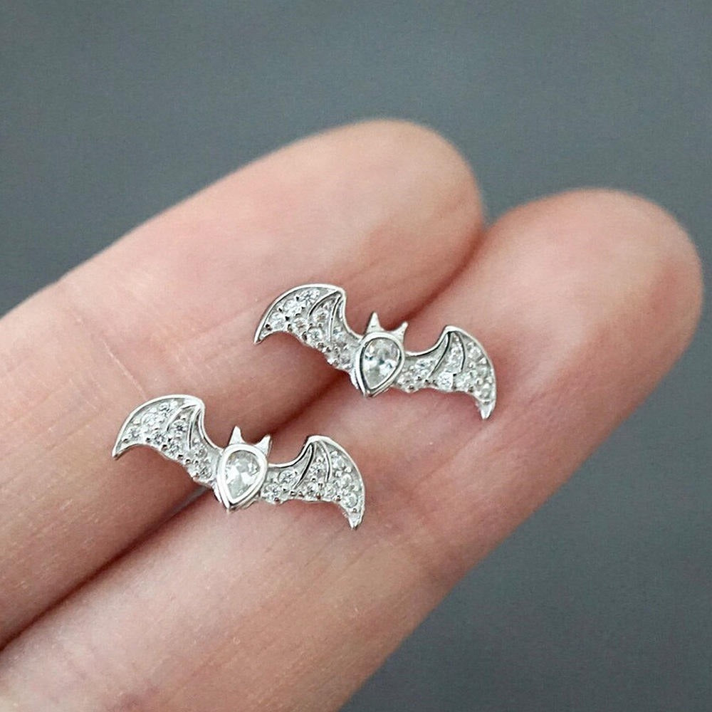 Crystal Bat Studs