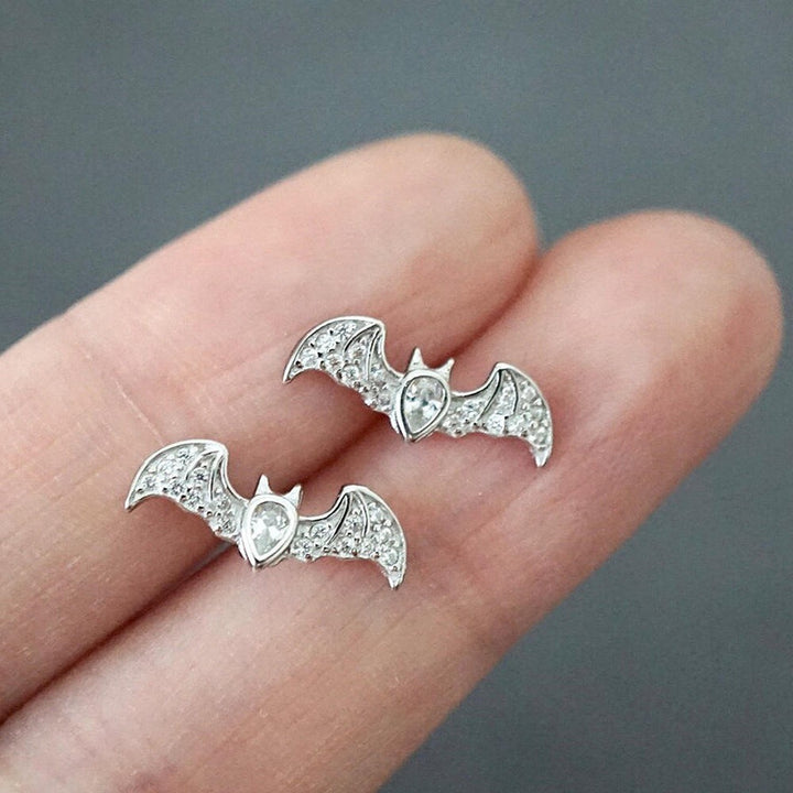 Crystal Bat Studs