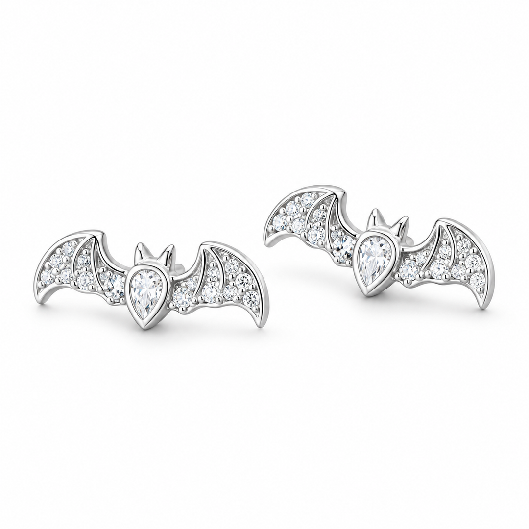 Crystal Bat Studs