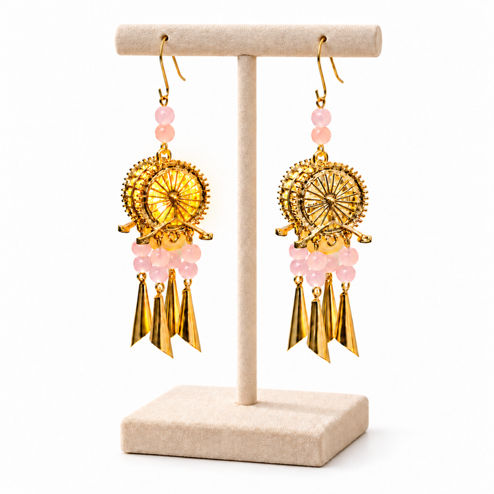 Radiant Utsav Halo Tassel Dangler Earrings - Preorder · Ships 16th