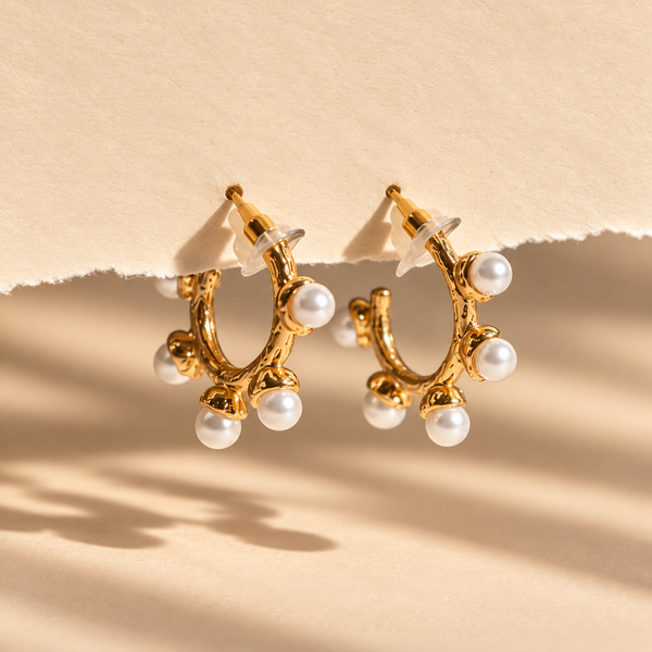 Little Constellation Hoop Earrings