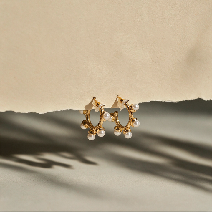 Little Constellation Hoop Earrings