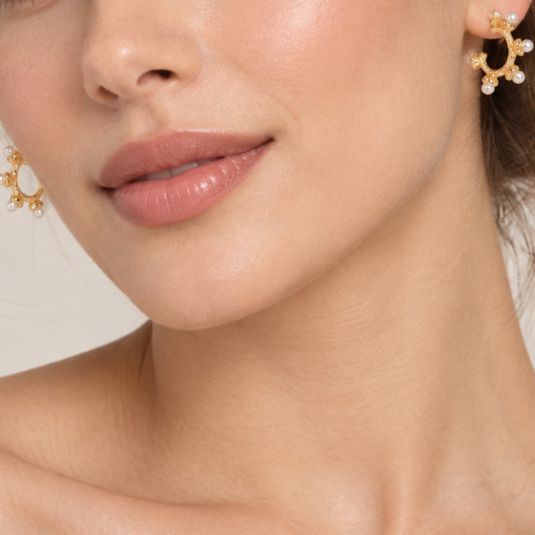 Little Constellation Hoop Earrings