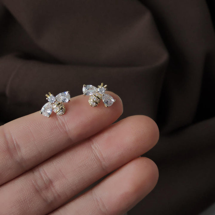 Bow Down Babe Crystal Drop Earrings