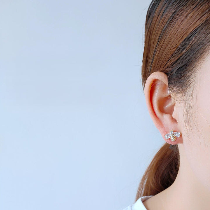 Bow Down Babe Crystal Drop Earrings