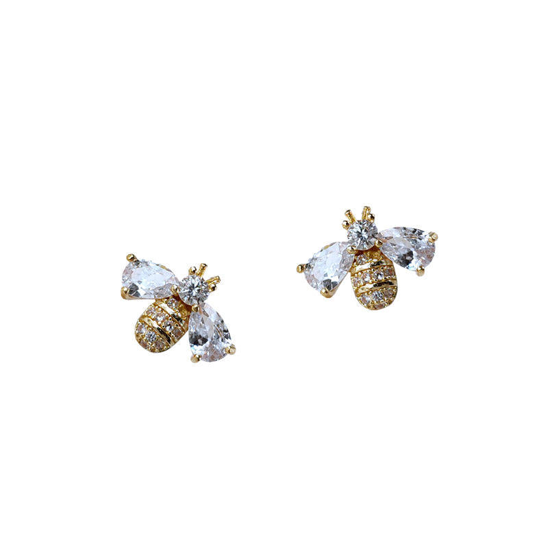 Bow Down Babe Crystal Drop Earrings