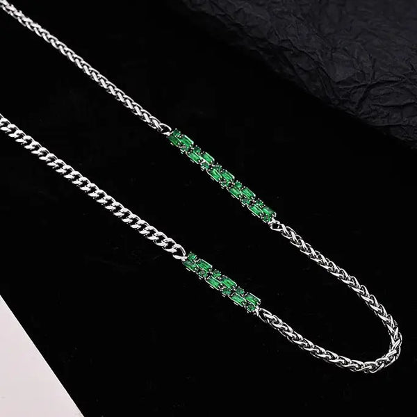 Echelon Emerald Chain Necklace