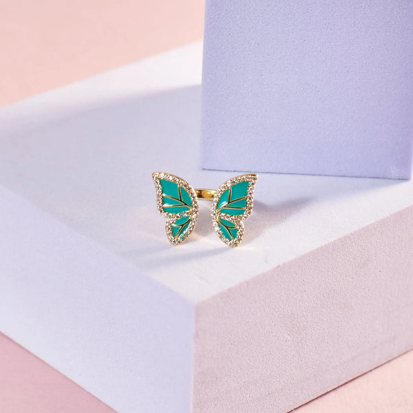 Echo Emerald Ring