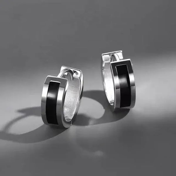 Echoes Black Earrings