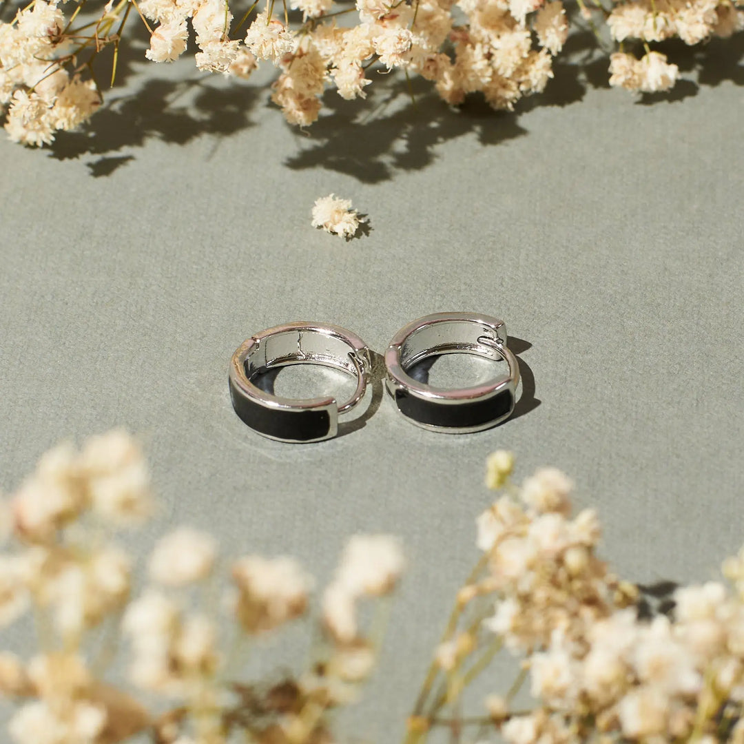 Echoes Black Earrings - Salty Accessories