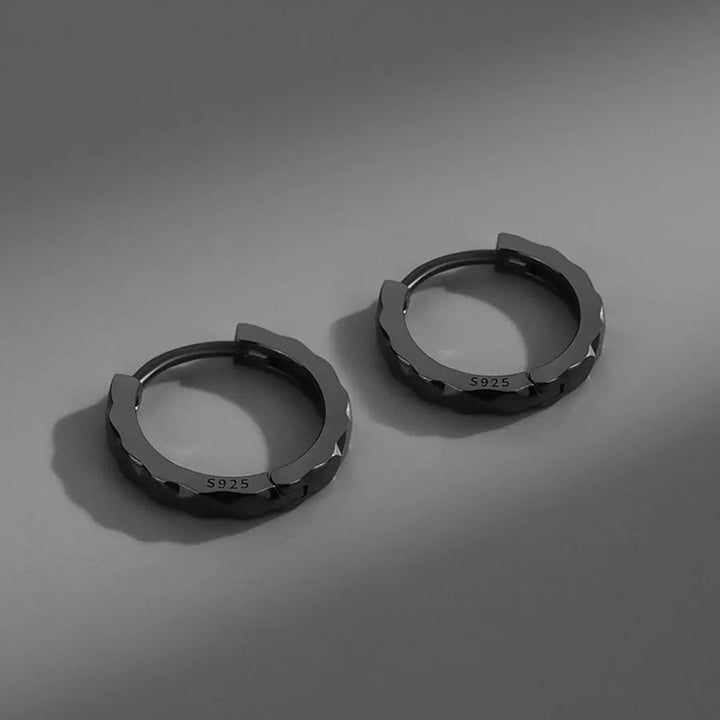 Eclipse Black Earrings - Salty Accessories