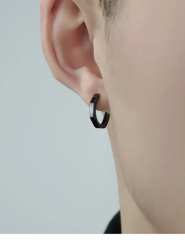 Eclipse Black Earrings - Salty Accessories