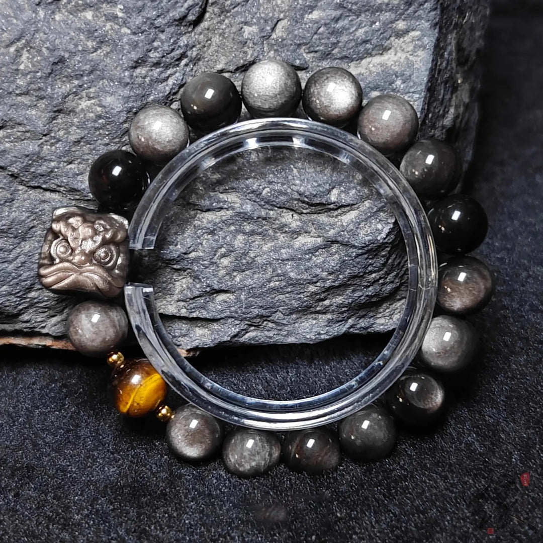 Eclipse Guardian Bead Bracelet | Salty