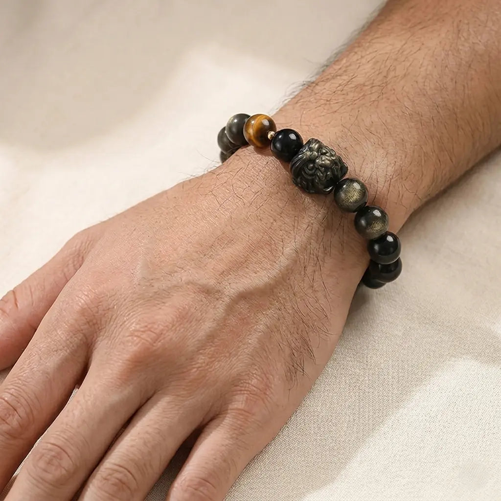 Eclipse Guardian Bead Bracelet | Salty