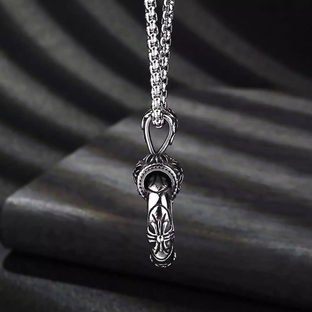 Eclipse Halo Pendant Necklace | Salty