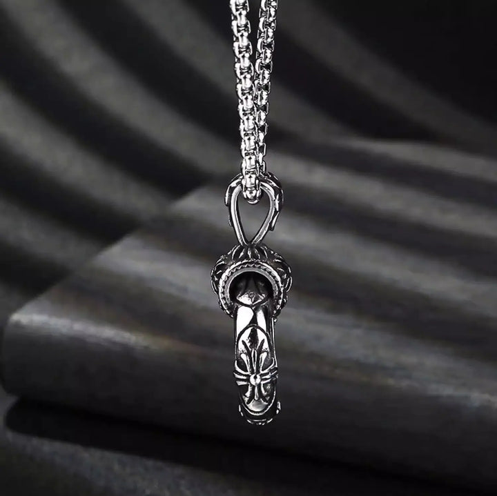 Eclipse Halo Pendant Necklace | Salty