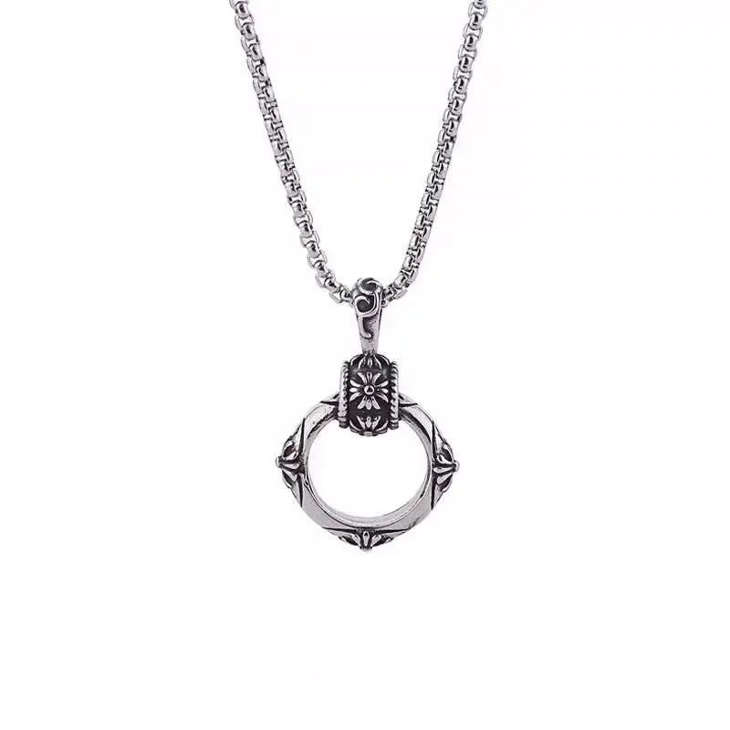 Eclipse Halo Pendant Necklace | Salty