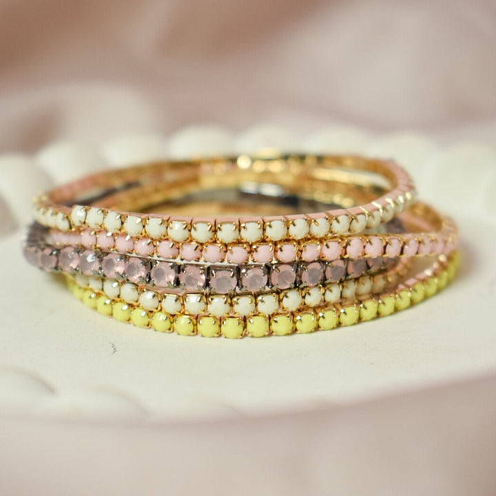 Effortless Everyday Stackable Bands (Set of 5) Salty