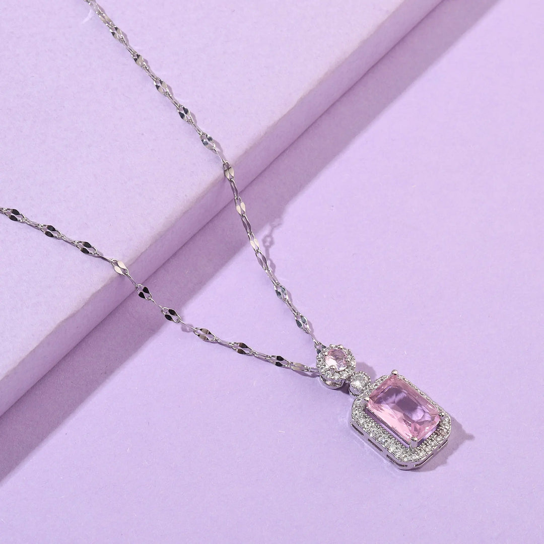 Elegance Studded Gem Necklace - Salty Accessories