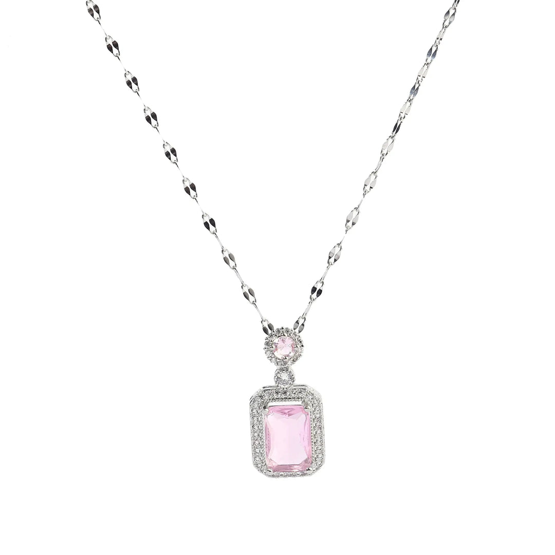 Elegance Studded Gem Necklace - Salty Accessories