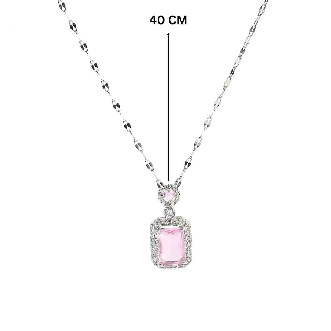 Elegance Studded Gem Necklace - Salty Accessories