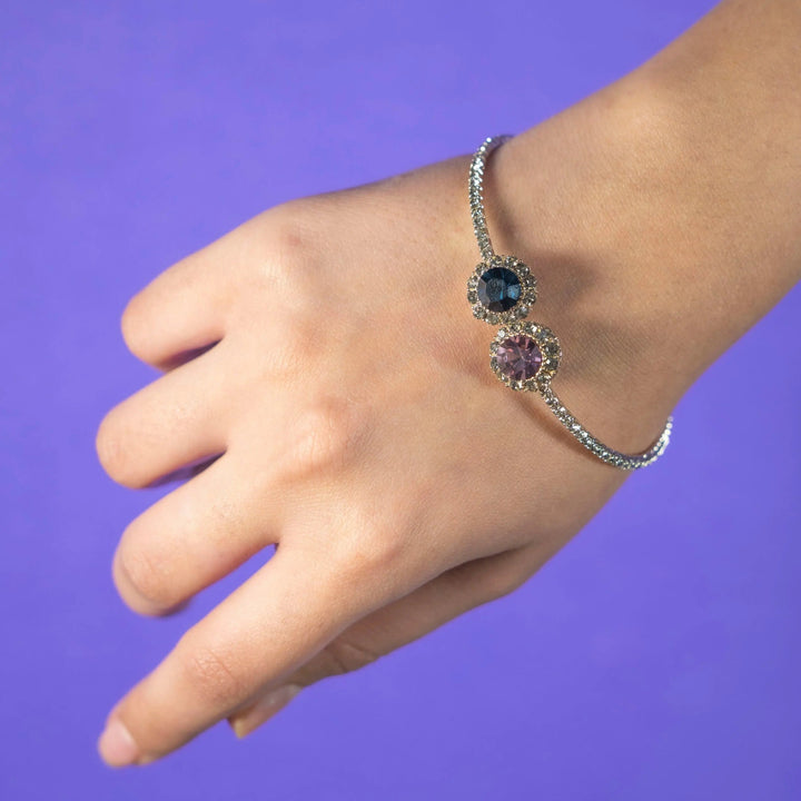 Elegant Crystal Bangle - Salty Accessories