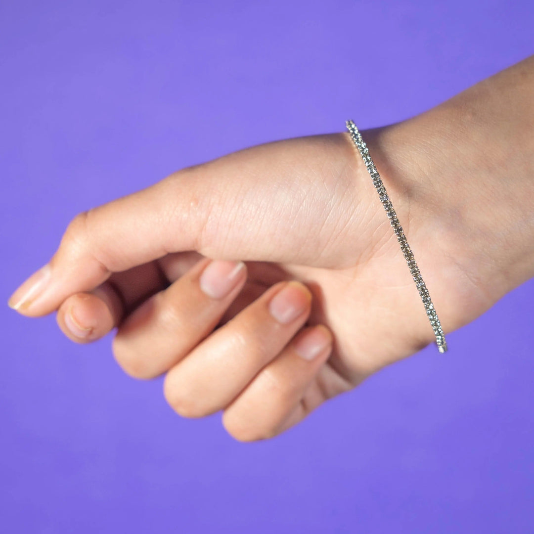 Elegant Crystal Bangle - Salty Accessories
