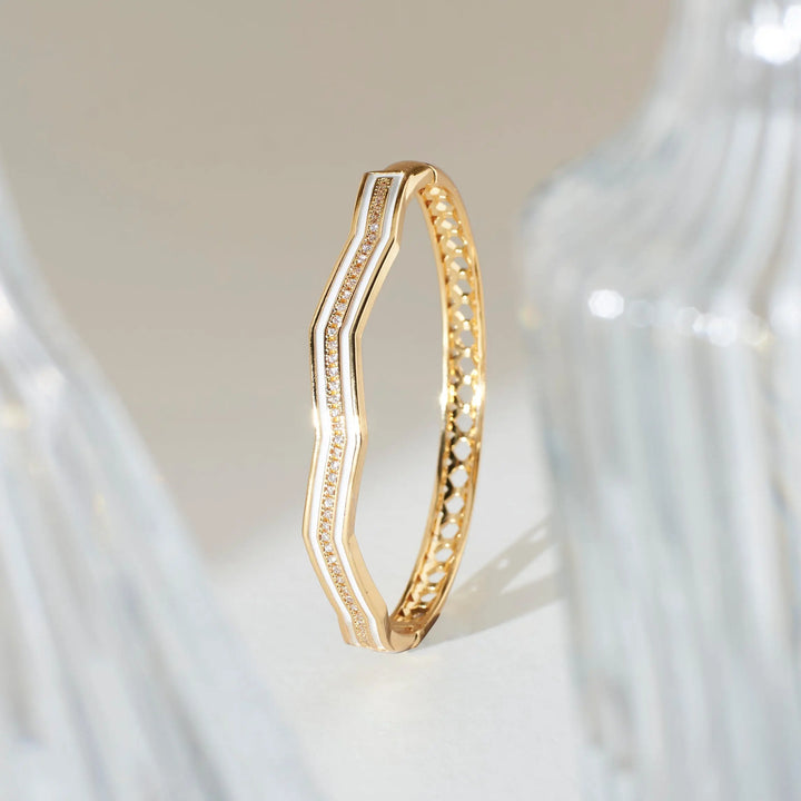 Elegant Enamel Cuff - Salty Accessories