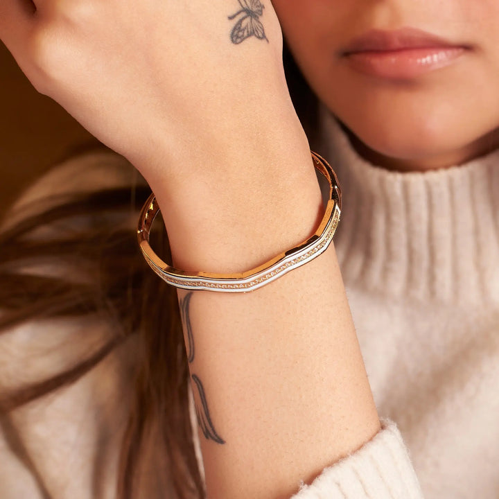 Elegant Enamel Cuff - Salty Accessories