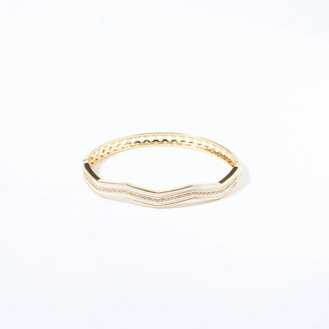 Elegant Enamel Cuff - Salty Accessories